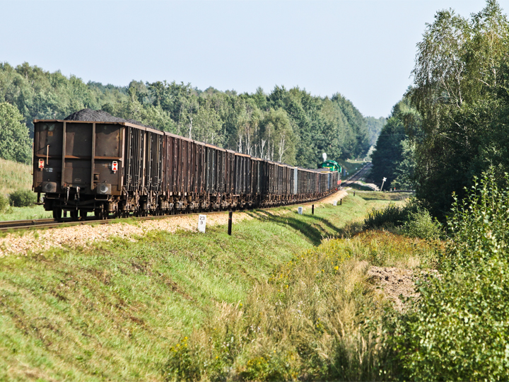 Wagony węgla. Fot. Kopalnia Bogdanka.