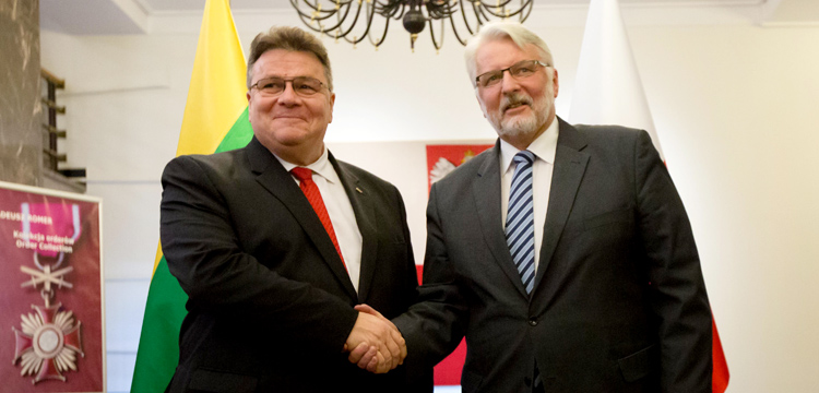 Linas Linkevicius i Witold Waszczykowski. Fot: MSZ