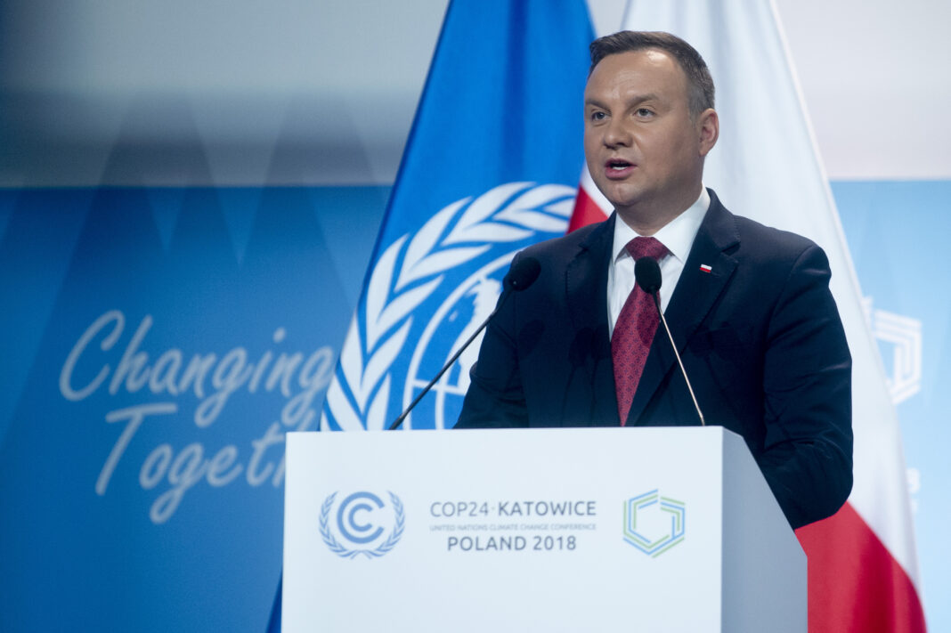 Prezydent RP, Andrzej Duda. Źródło: COP24