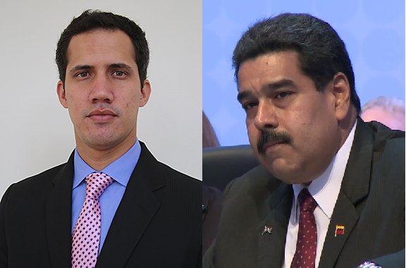 Juan Guaido i Nicolas Maduro. Fot. Wikimedia Commons