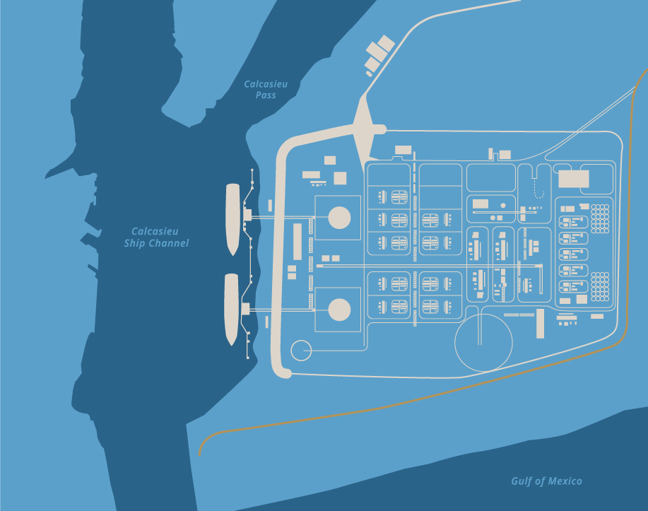 Calcasieu Pass LNG. Fot. Venture Global