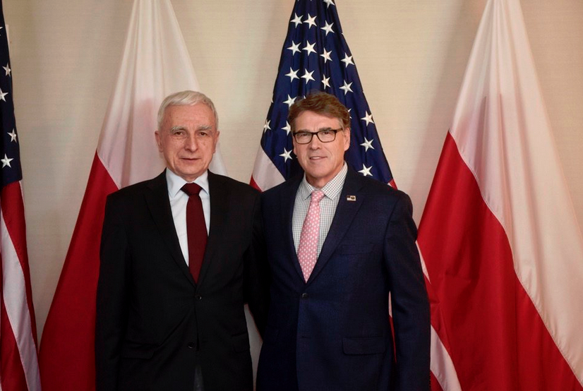 Piotr Naimski i Rick Perry. Fot. Departament Energii USA