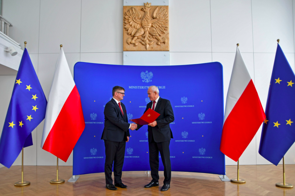 Nowy wiceminister energii Adam Gawęda. Źródło: Twitter/Ministerstwo Energii