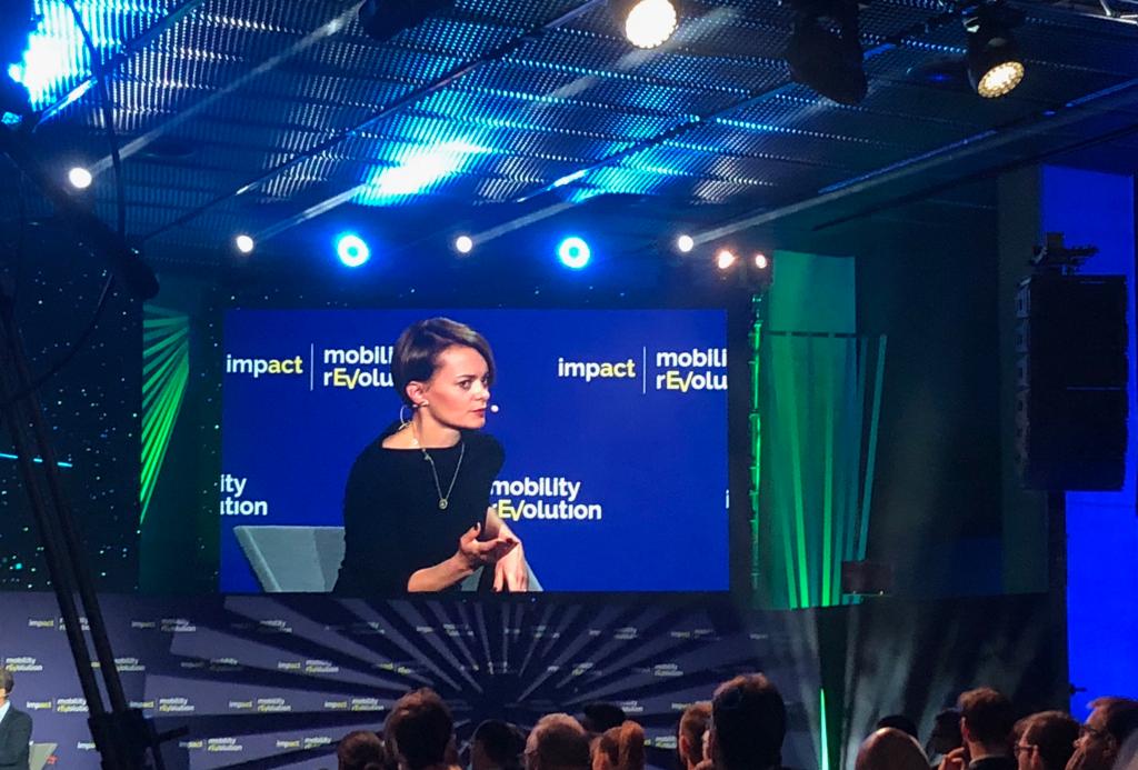 Jadwifa Emilewicz, Minister Przedsiębiorczości i Technologii podczas Impact Mobility 19. Fot. BiznesAlert.pl/Bartłomiej Sawicki