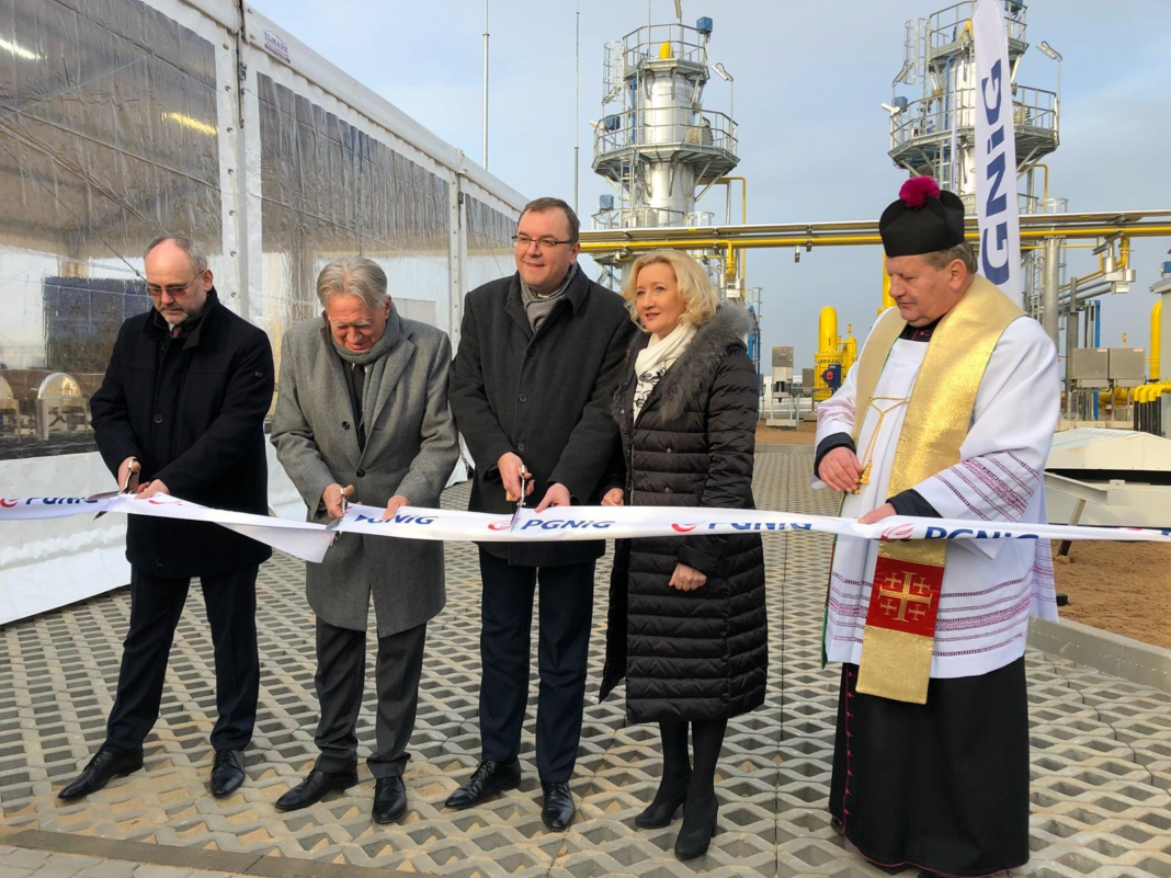 Ceremonia otwarcia osuszarni gazu. Fot. : Bartłomiej Sawicki BiznesAlert.pl