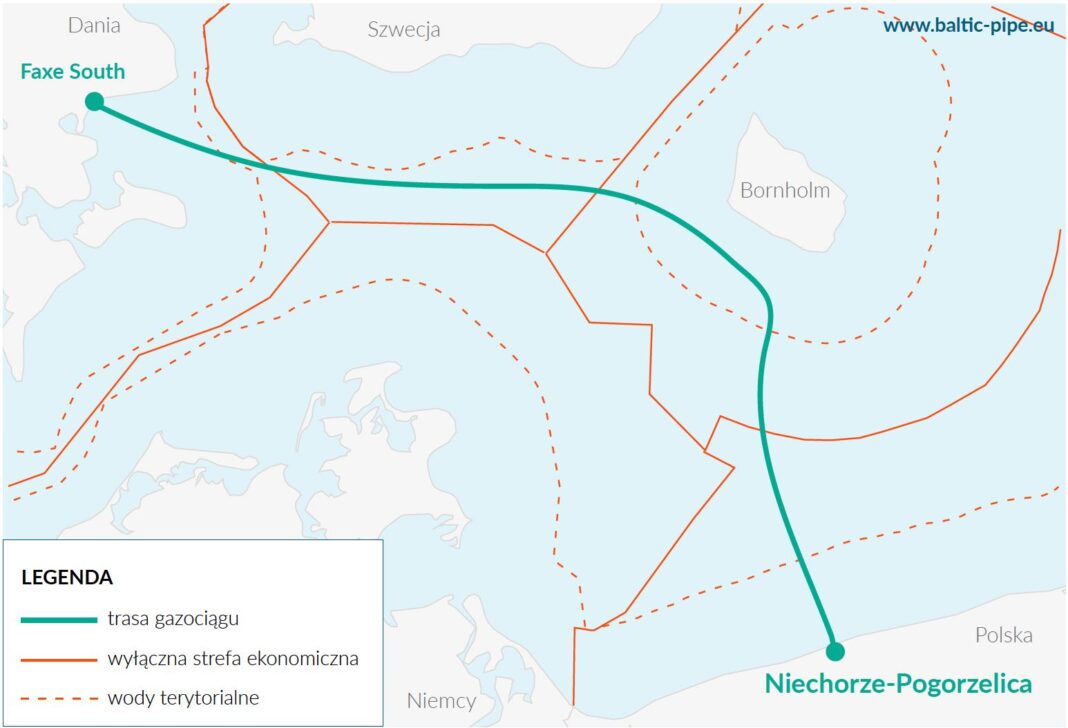 Baltic Pipe. Odcinek Polska-Dania. Fot. Baltic-Pipe.pl