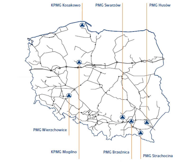 Magazyny gazu w Polsce. Fot. Gas Storage Poland