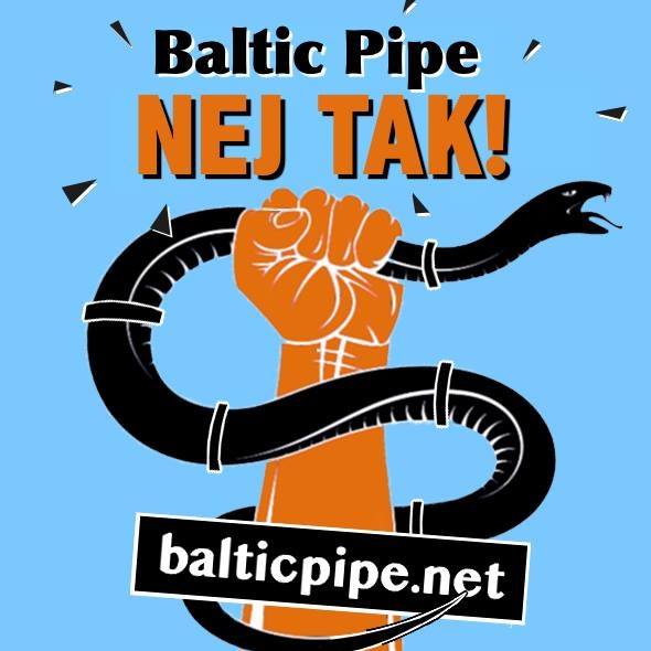 Grafika promująca protest przeciwko Baltic Pipe. Fot. Facebook