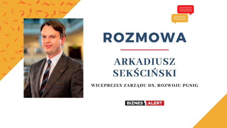 Sekściński: PGNiG chce magazynować i dystrybuować wodór (ROZMOWA)