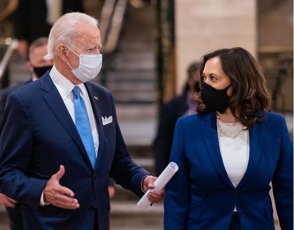 Joe Biden i Kamala Harris. Źródło Instagram