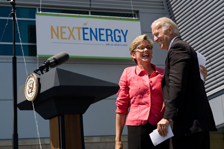 Jennifer Granholm i Joe Biden. Fot. Biały Dom