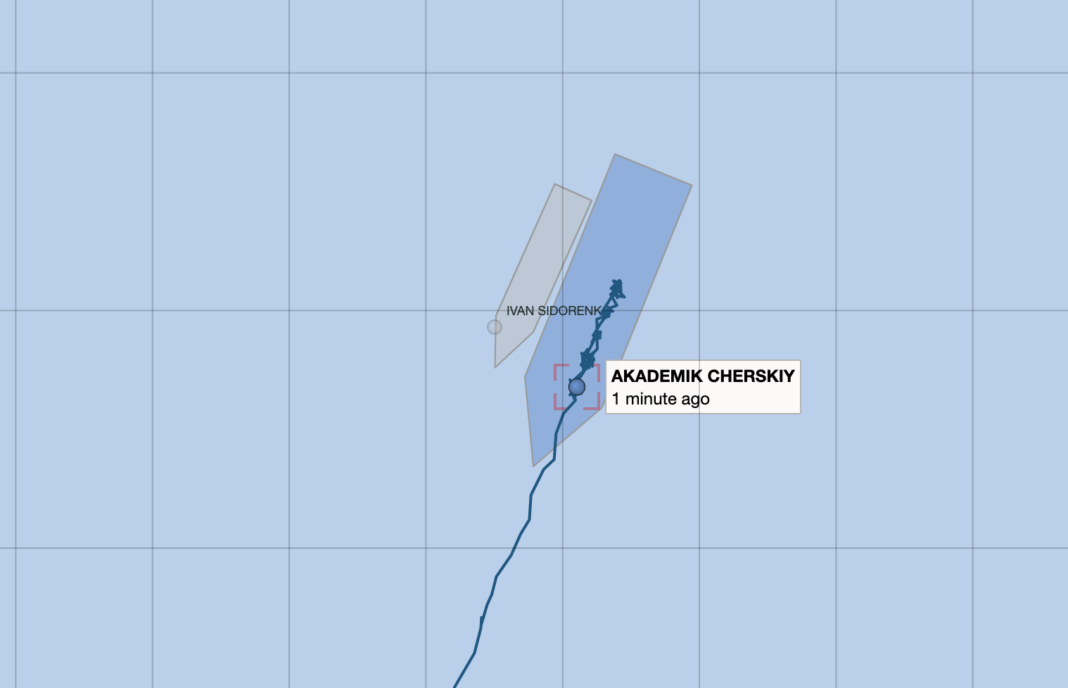 Akademik Czerski podczas układania Nord Stream 2 fot.Mariusz Marszałkowski/VesselFinder