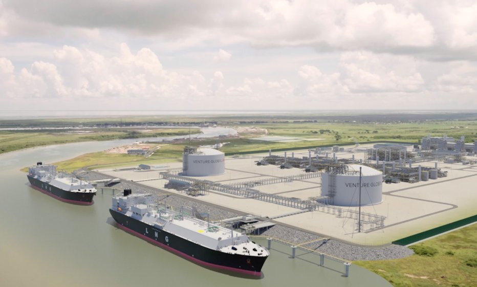 Venture Global LNG, terminal w Calcasieu Pass. Fot. Venture Global LNG