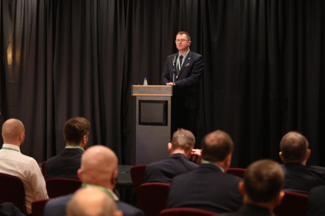 Mirosław Kowalik na sympozjum Westinghouse i Bechtel. Fot. Westinghouse