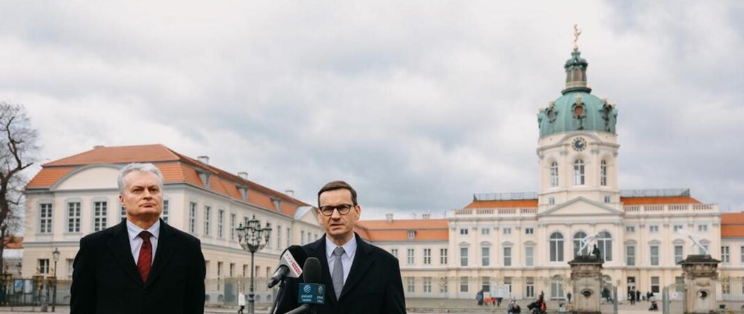 Mateusz Morawiecki w Berlinie. Fot. Kancelaria Premiera RP