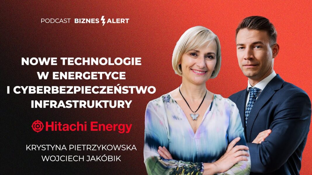 Krystyna Pietrzykowska w rozmowie z Wojciechem Jakóbikiem. Grafika: BiznesAlert.pl