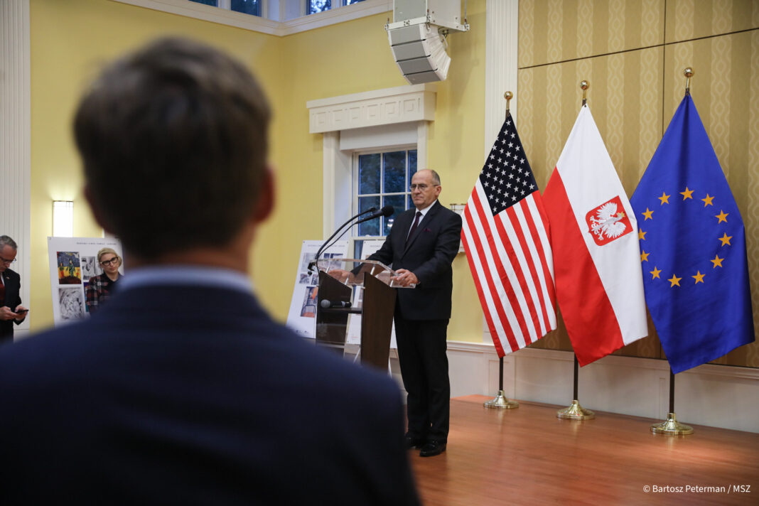 Minister spraw zagranicznych Zbigniew Rau w USA. Fot. MSZ RP.