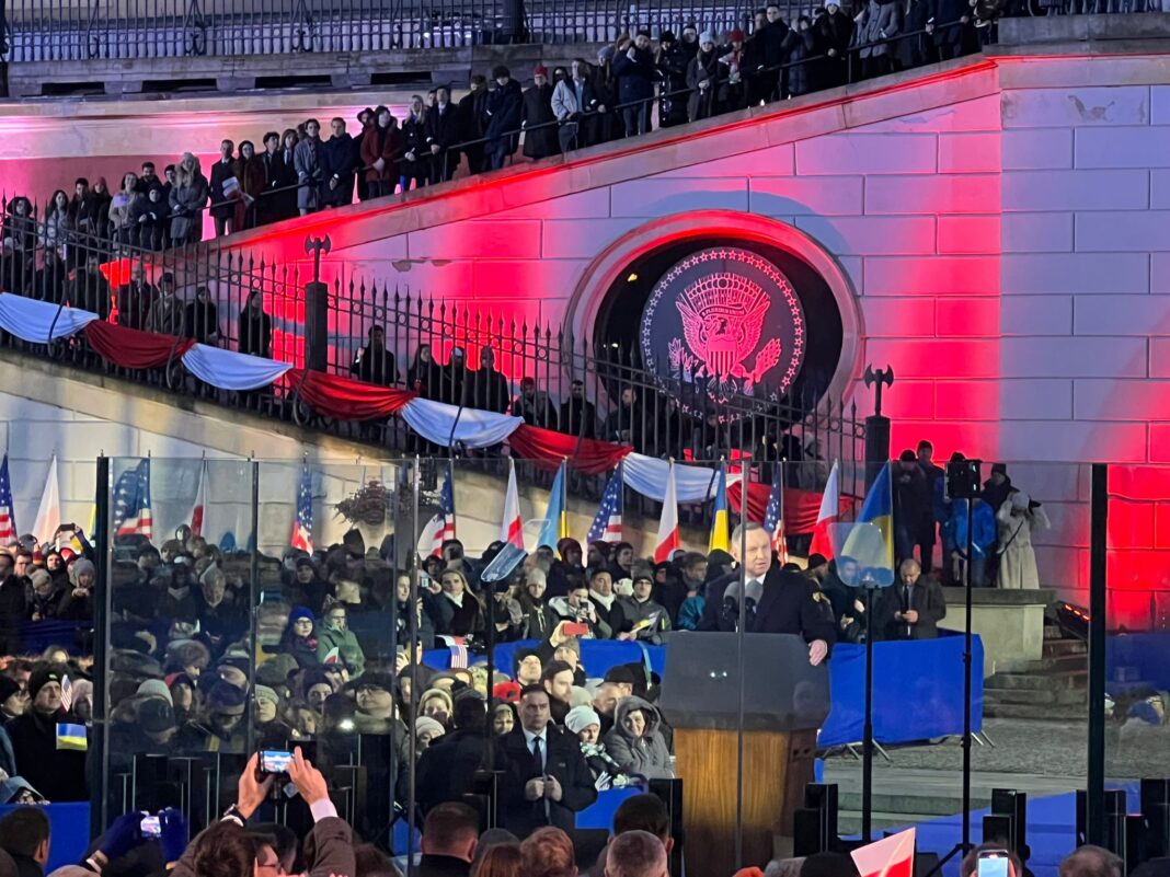 Andrzej Duda na Zamku Królewskim w Warszawie. Fot. Mikołaj Teperek.