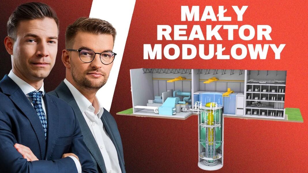 Mały reaktor modułowy. Grafika: Mikołaj Teperek.