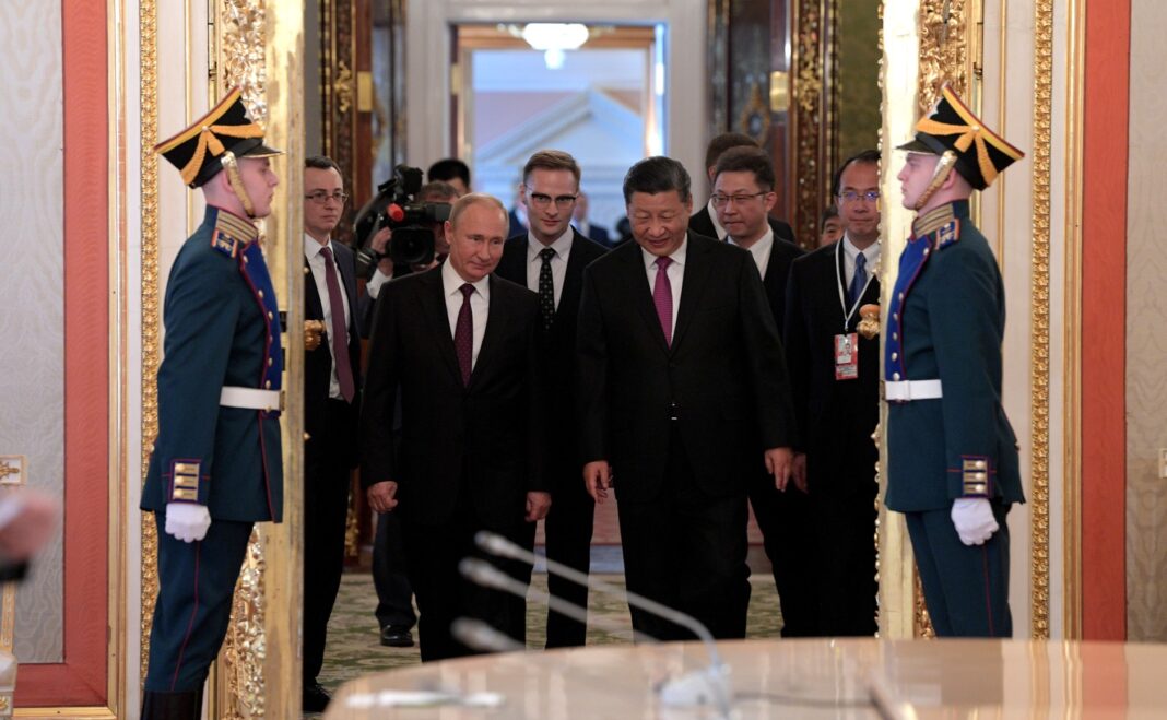 Xi Jinping i Władimir Putin. Fot. Kancelaria Prezydenta Federacji Rosyjskiej.