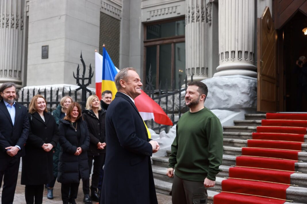 Donald Tusk i Wołodymyr Zełeński. Fot. Kancelaria Premiera.