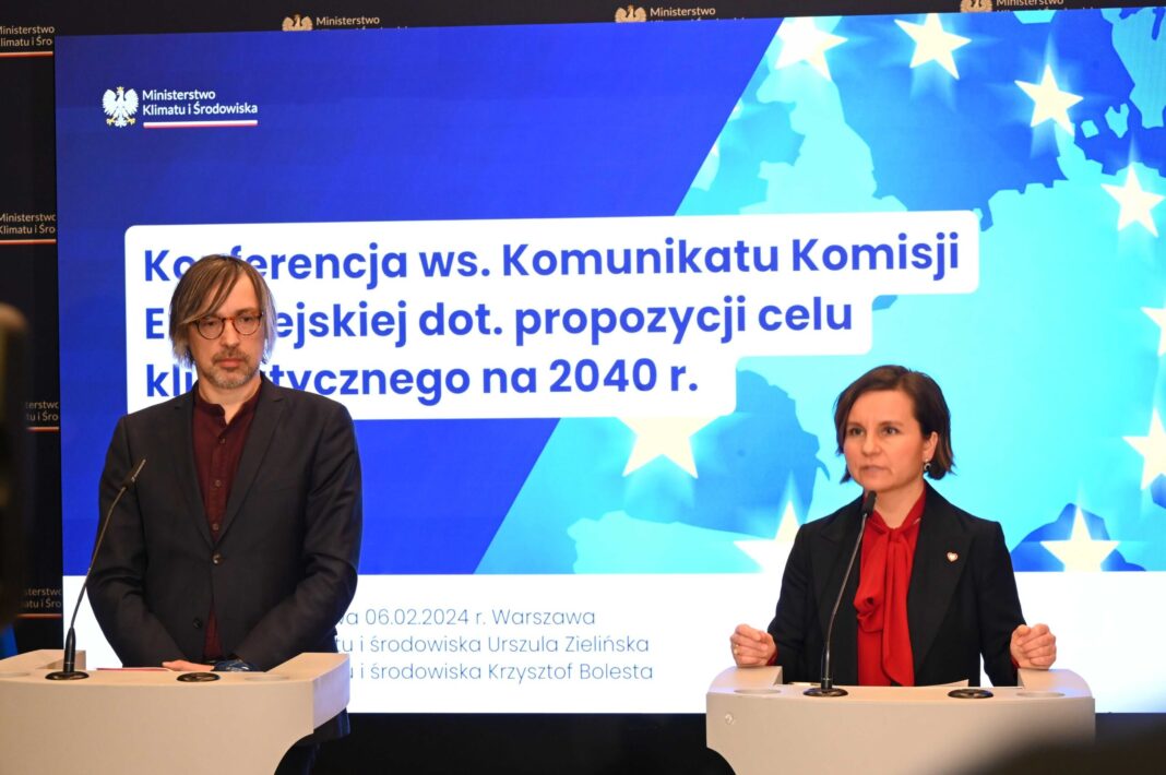 Urszula Zielińska i Krzysztof Bolesta. Fot. Ministerstwo klimatu i środowiska.